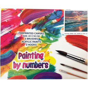 Festmény a számok szerint Sunset 40 x 50 cm-3