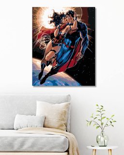 Festék a számok szerint Wonder woman és Superman repül-2