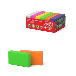 Puha gyurma Neon Aloe Verával, 6 szín-1