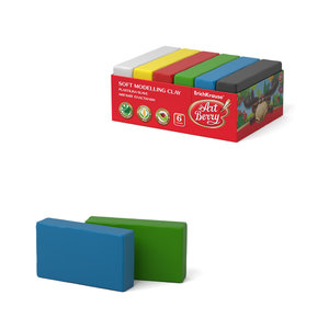 Puha gyurma Aloe Verával, 6 alapszín-1