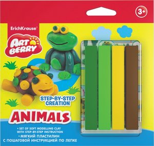 Modellező gyurma ArtBerry® Animals, Alkoss lépésről lépésre-1