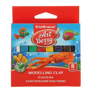 Modellező gyurma ArtBerry® Aloé Verával, 8 színben-2