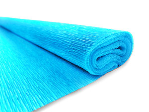 Krepp papír ciánkék, 20-1