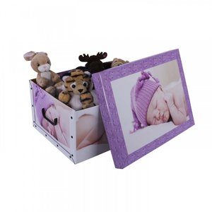 Tároló box Babies sleep purple midi-2