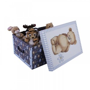 Tároló doboz Orsacchiotto azzurro midi-2