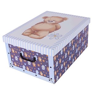 Tároló doboz Orsacchiotto azzurro midi-1