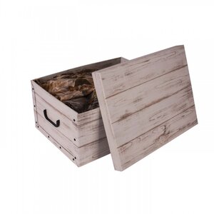 Úložný box Wood white midi-2