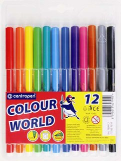 Filctollak Colour world, 12 szín-1