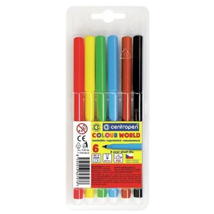 Filctollak Colour world, 6 szín-1