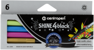 Filctollak Shine black, 6 szín-1