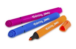 Colorino JUMBO háromszögletű filctollak, 10 színben-4