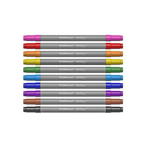 Kétoldalas filctollak, 10 db-2