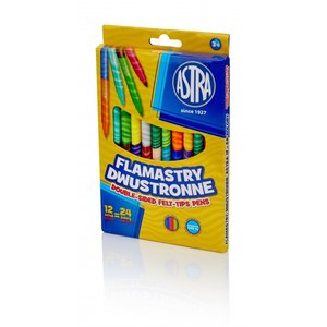 Kétoldalas filctollak 12 db = 24 szín-1