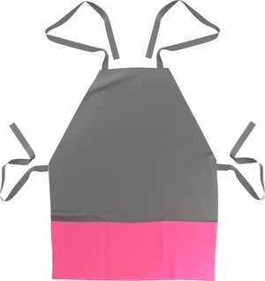 Kötény szürke / rózsaszín-1