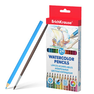 Akvarell ceruzák, 24 szín, ecsettel-1