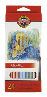 Akvarell színes ceruza Mondeluz, 24 színben-1
