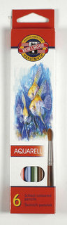 Akvarell színes ceruza Mondeluz, 6 színben-1