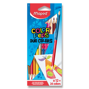 Színes ceruza Color´Peps Duo, 24 színben-1