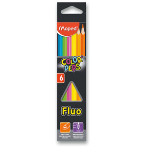 Színes ceruza Color´Peps Fluo , 6 színben-2