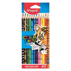 Színes ceruza Color' Peps Animals , 12 színben-1