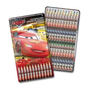 Ceruzák fémdobozban- Cars, 12 szín-1