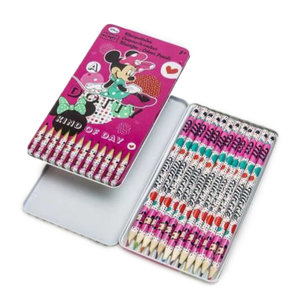 Színes ceruzák Minnie dobozban, 12 színben-1