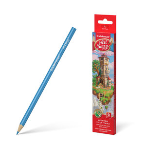 Műanyag háromszögletű színes ceruzák, 6 szín-1