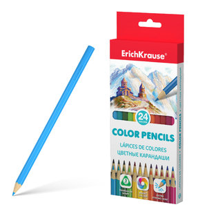 Háromszögletű színes ceruzák, 24 szín-1