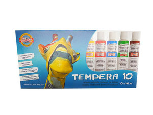 Tempera festék, 10 szín / tubus 16 ml-1