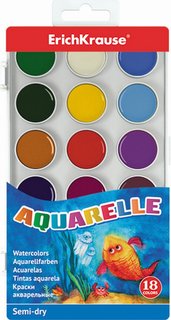 Vízfesték dobozban, 18 színben-1