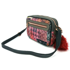 Crossbody válltáska Couture, bársony-3