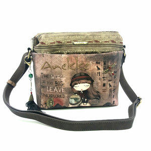  Négyszögletű válltáska, Explorer-2