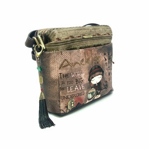  Négyszögletű válltáska, Explorer-3