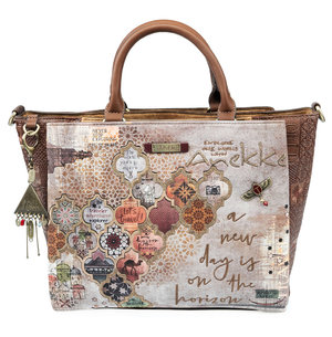 Dizájnos kézitáska arabeszk motívummal,Egypt-1