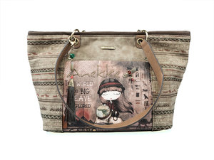 Nagyméretű kézitáska Explorer, két fogantyúval-5