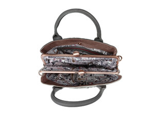 Le Boutique Couture kézitáska két cipzárral-4