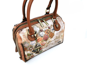 Téglalap alapú kézitáska,Explorer, két fogantyúval-4