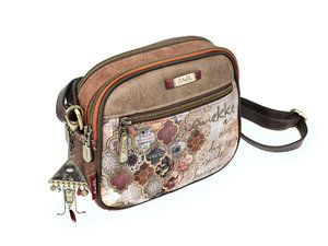 Ovális alapú crossbody kézitáska arabeszk motívumokkal, Egypt-2