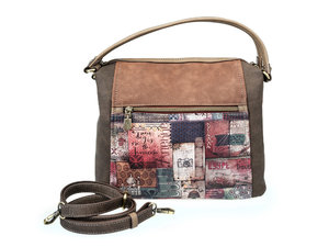 Közepes méretű  barna kézitáska, Explorer-3