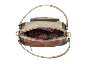 Közepes méretű  barna kézitáska, Explorer-4