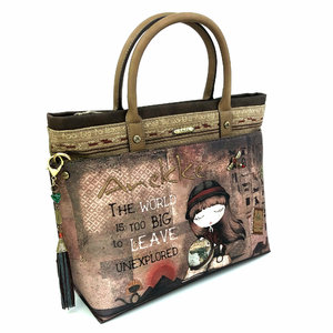 Nagyméretű kézitáska Explorer, fogantyúval és övvel-2