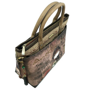 Nagyméretű kézitáska Explorer, fogantyúval és övvel-7