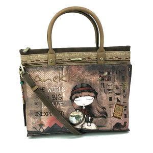 Nagyméretű kézitáska Explorer, fogantyúval és övvel-8