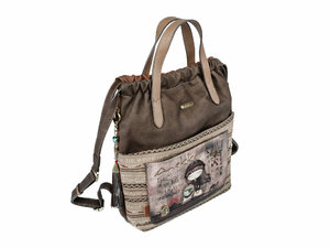 Dizájnos húzózsinóros hátizsák, Explorer-2