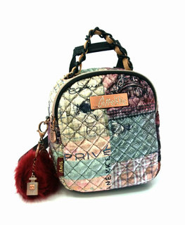 Mini hátizsák Couture, bársony-1