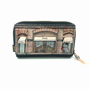 Közepes méretű pénztárca cipzárral Le Boutique Couture-9