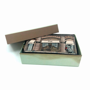 Közepes méretű pénztárca cipzárral Le Boutique Couture-11