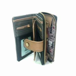 Közepes méretű pénztárca cipzárral Le Boutique Couture-13