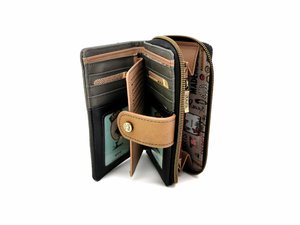 Közepes méretű pénztárca cipzárral Le Boutique Couture-18