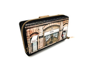 Közepes méretű pénztárca cipzárral Le Boutique Couture-19